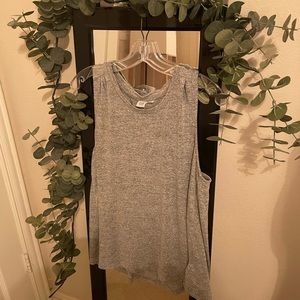 Soft Grey Gap Tank Top